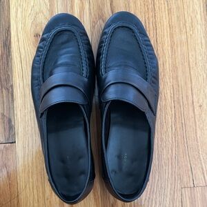 The Row soft loafers in black size 36 euc comes with original dust bag